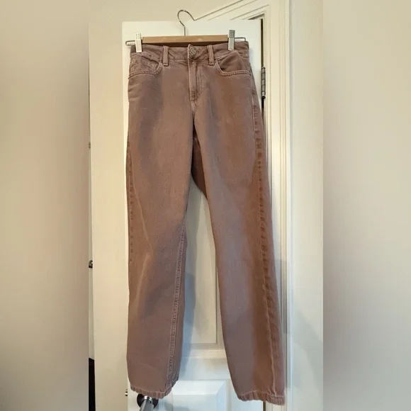 Dynamite Claudia jeans size 00/24 inch dusty rose - Picture 8 of 8